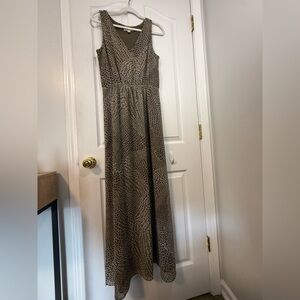 Banana Republic Print Maxi Dress Size 10